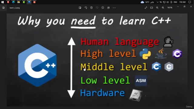 C++ For Beginners In Arabic 2023 – Screenshot 1