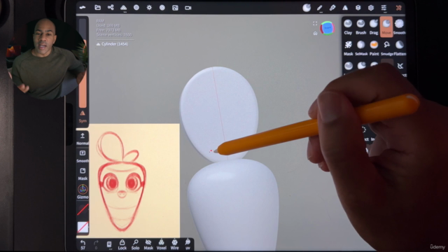 Creating your first 3D Model with Nomad Sculpt – Screenshot 1