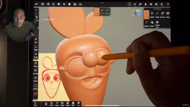 Creating your first 3D Model with Nomad Sculpt – Screenshot 2