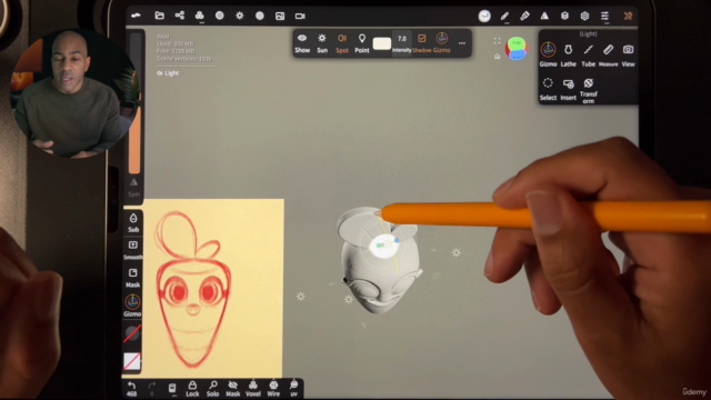Creating your first 3D Model with Nomad Sculpt – Screenshot 3