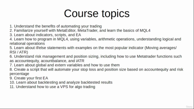 MQL4 Expert Advisor Development: Build Your Own Forex Bot – Screenshot 2