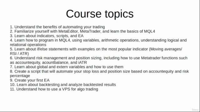 MQL4 Expert Advisor Development: Build Your Own Forex Bot – Screenshot 4