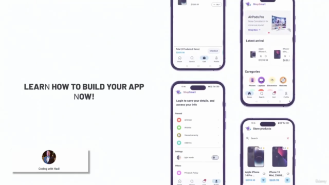 Flutter & Firebase: build an E-commerce and Admin App [2024] – Screenshot 4