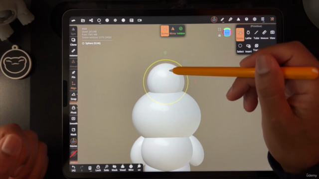 Introduction to 3D Modeling with Nomad Sculpt – Screenshot 3
