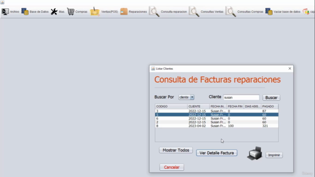 sistema dee reparacion Y VENTA de celulares java POO codigo – Screenshot 3