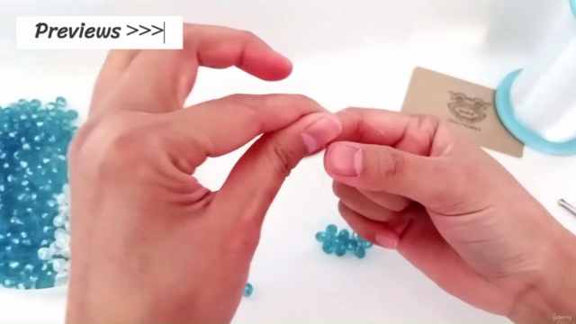 Learn to make Crystal Garlands by Thaithings – Screenshot 3