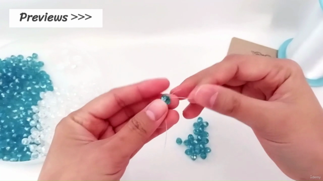 Learn to make Crystal Garlands by Thaithings – Screenshot 4
