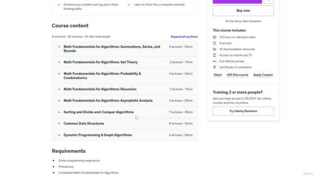 Introduction to Algorithmic Design and Analysis – Screenshot 1