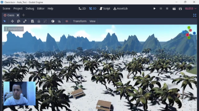 Engine Godot - Crie um Cenário Realístico em 3D – Screenshot 3