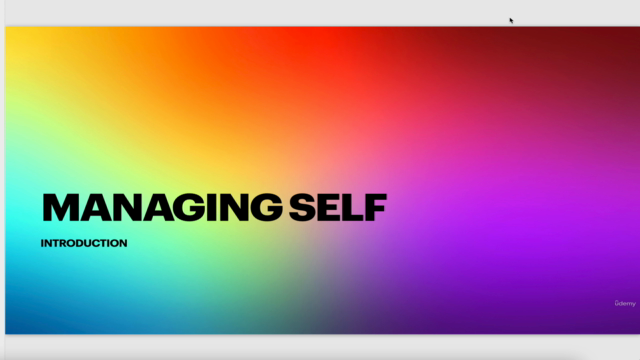 Managing Self – Screenshot 2