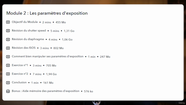 Maitriser la prise de photo et vidéo en basse lumière/soirée – Screenshot 2