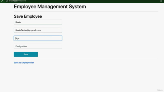 Learn Spring Boot By Creating Employee Management System - Screenshot_03