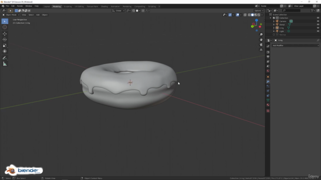 دورة بلندر للمبتدئين/ الجزء الأول ( 2 ) ... Blender Tutorial – Screenshot 2