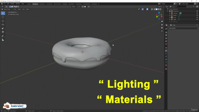 دورة بلندر للمبتدئين/ الجزء الأول ( 2 ) ... Blender Tutorial – Screenshot 3