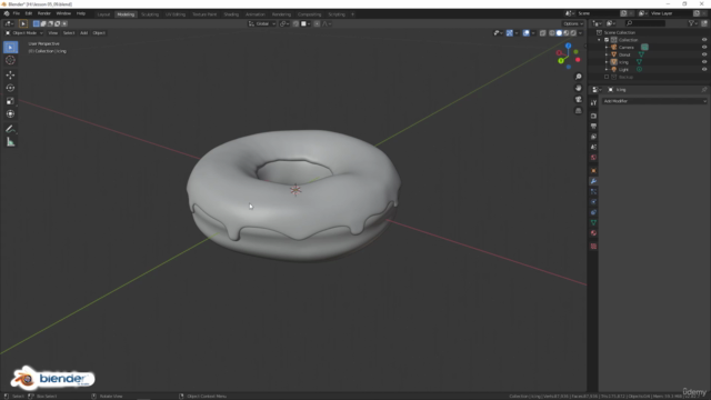 دورة بلندر للمبتدئين/ الجزء الأول ( 2 ) ... Blender Tutorial – Screenshot 4