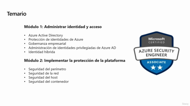 AZ-500 Seguridad Microsoft Azure – Screenshot 3