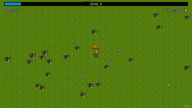 Learn To Create A Vampire Survivors Style Game in Unity & C# – Screenshot 1