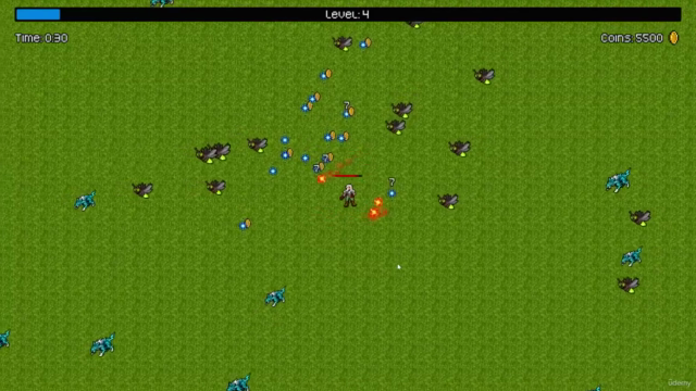 Learn To Create A Vampire Survivors Style Game in Unity & C# – Screenshot 2