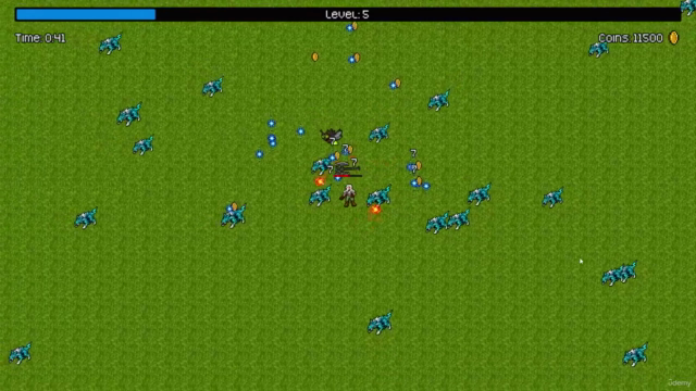 Learn To Create A Vampire Survivors Style Game in Unity & C# – Screenshot 3