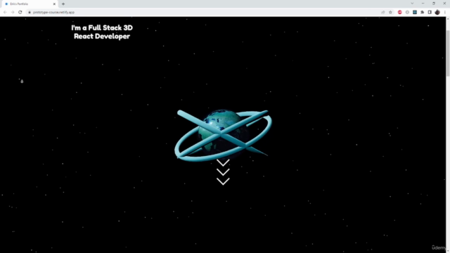 Create a Three.js Portfolio with React Three Fiber - Screenshot_02