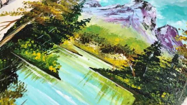 How To Paint An Oval Landscape Painting Using Acrylics – Screenshot 3