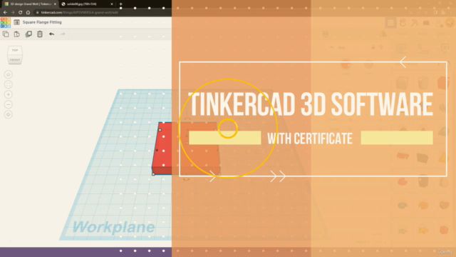 TinkerCAD for Beginners with final Certificate – Screenshot 1