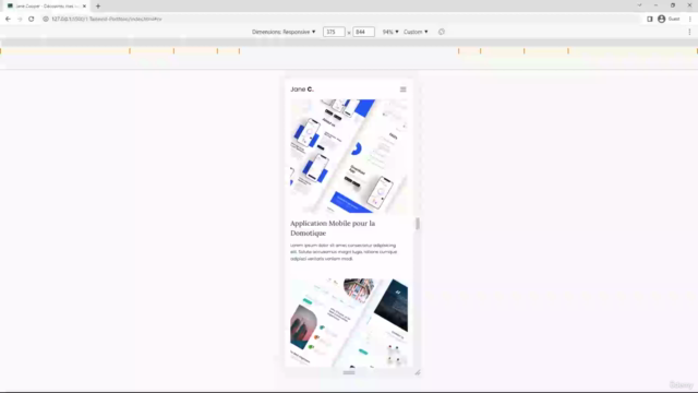 Coder un portfolio avec Tailwind – Screenshot 3