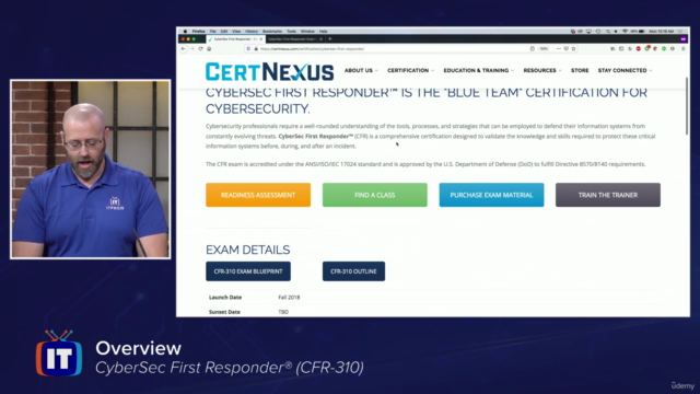 CyberSec First Responder (CFR-310) – Screenshot 1