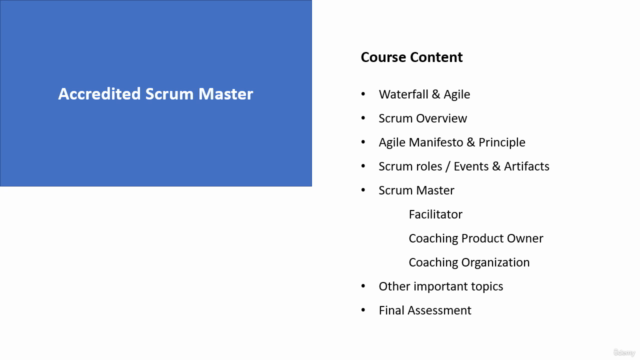 Certified Scrum Master – Screenshot 1