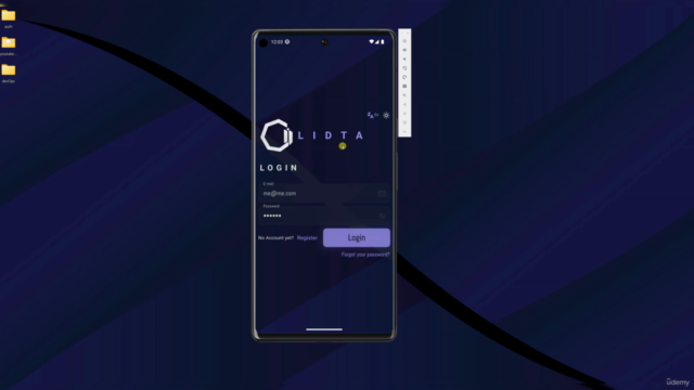 Advanced Flutter and Laravel Passport Authentication – Screenshot 2