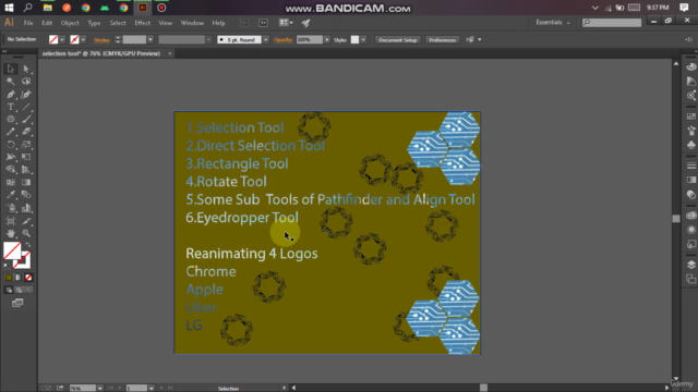 Learn Adobe Illustrator by reanimating 4 Logos – Screenshot 4