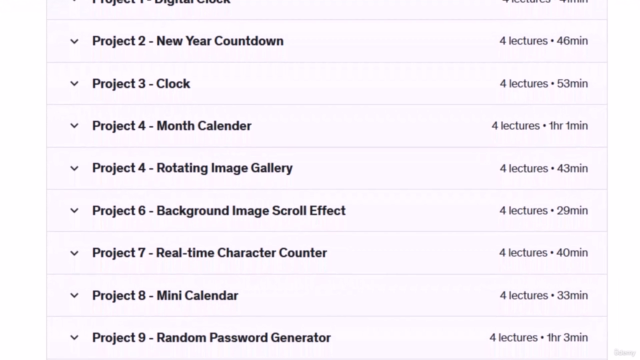 60 HTML CSS JS projects - HTML5, CSS3 and vanilla JavaScript – Screenshot 3