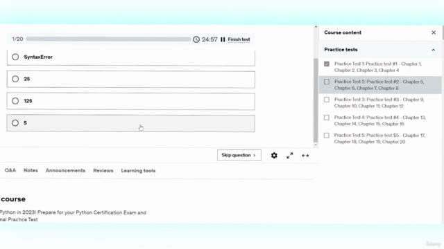 Certified Python Exams for all Fields Chapter-Wise (2023) – Screenshot 3