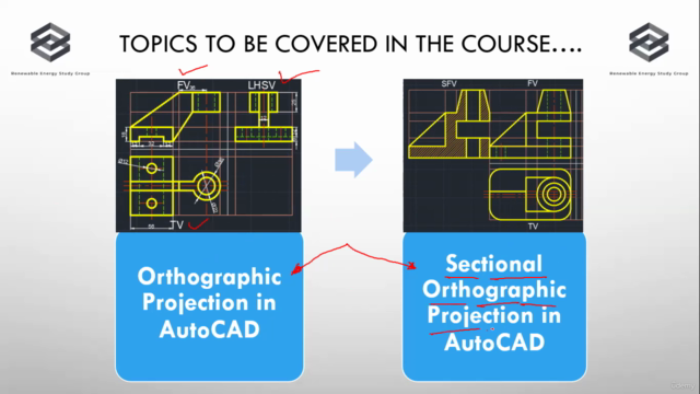 Learn Engineering Graphics in AutoCAD Software – Screenshot 4