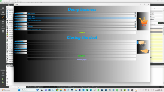 C++, Qt Creator, Sqlite database - intermediate level course – Screenshot 3