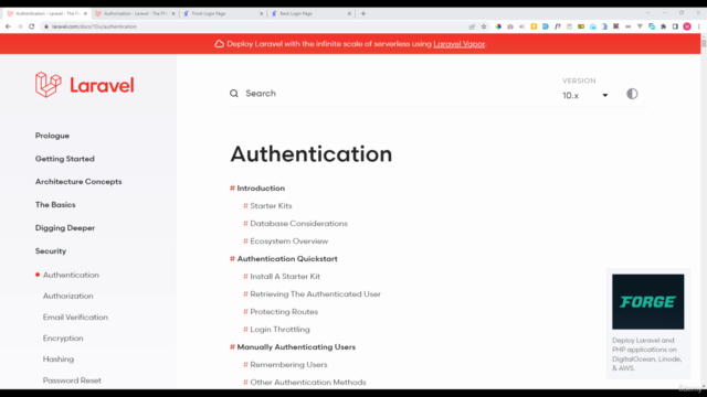 Laravel Multi Authentication & Authorization in Depth (ar) - Screenshot_01
