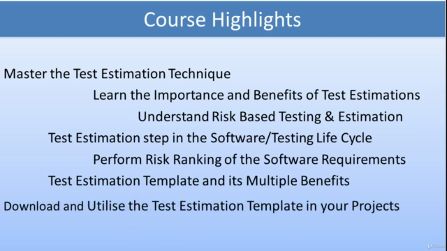 Test Estimation: Basic & Advanced for IT/Test Professionals – Screenshot 3