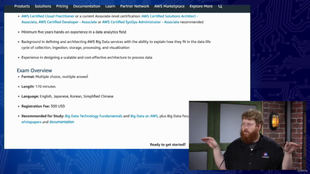 AWS Certified Big Data - Specialty – Screenshot 2