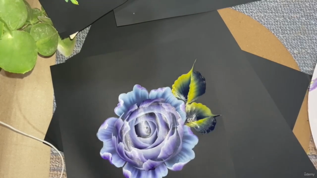 Rose Painting Using One Stroke Technique – Screenshot 3