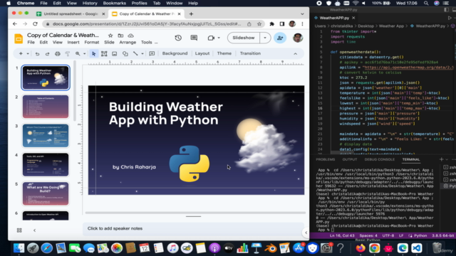 Building Weather App with Python, Tkinter and OpenWeatherAPI - Screenshot_02