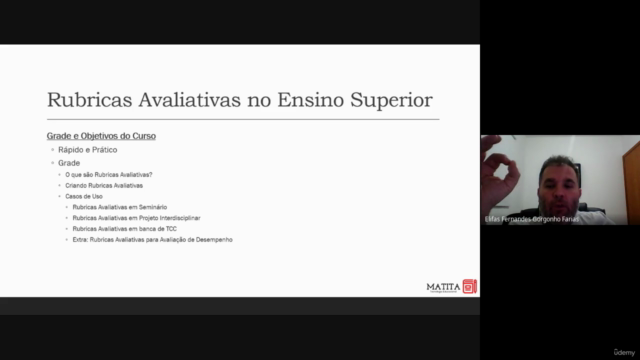 Rubricas Avaliativas no Ensino Superior – Screenshot 4