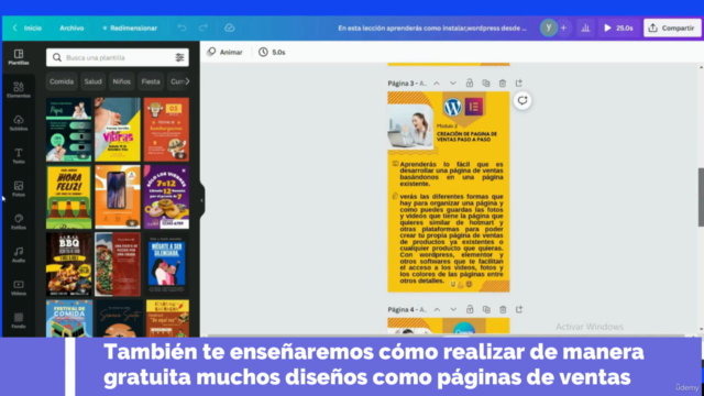 Diseño web con wordpress y canva de básico a avanzado. – Screenshot 4