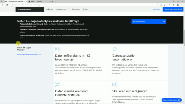 Cognos Analytics 11.2.4 - F2 Dashboard, Story, Exploration – Screenshot 1