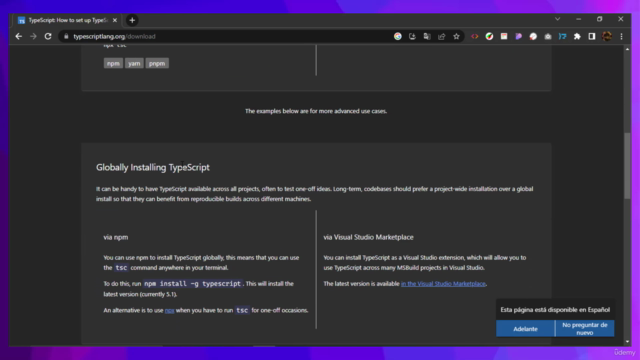 TypeScript para principiantes desde 0 – Screenshot 2