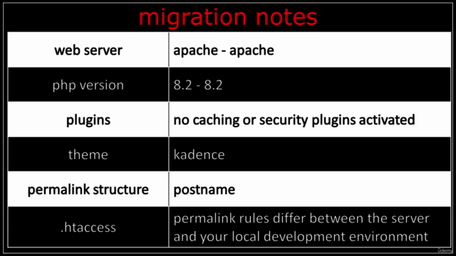 WordPress: Migration Mastery – Screenshot 1