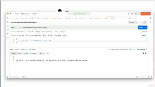ChatGPT Spring Boot Microservice – Screenshot 4