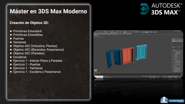 Máster en 3Ds Max Moderno de Cero a Maestro - Screenshot_01