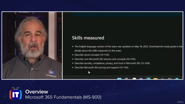 Microsoft 365 Fundamentals (MS-900) – Screenshot 3