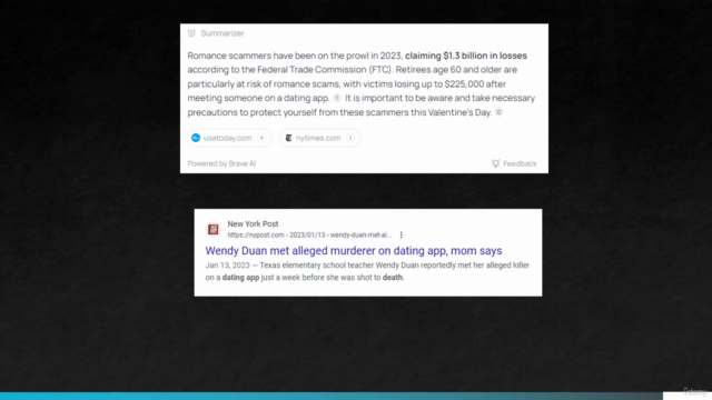 OSINT: Romance Scams – Screenshot 2