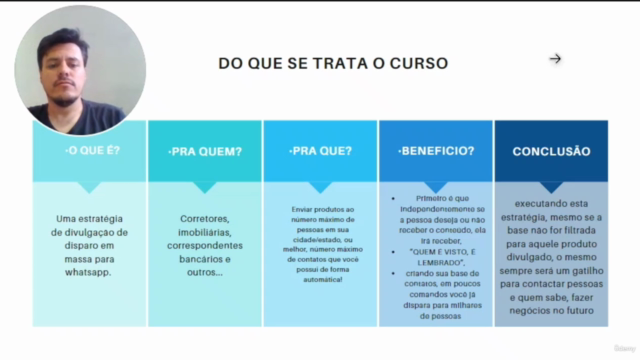 Curso prospecção e disparo em massa no WhatsApp – Screenshot 2